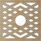 Ekena Millwork Chevron Wood Fretwork Pierced Ceiling Medallion, Birch, 22"OD x 5 3/4"ID x 3/8"T CMWP22X22X0375CHBI - alternate 4
